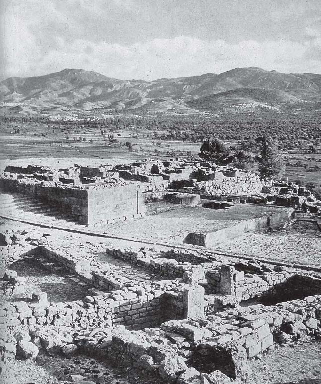 Дворец в Фесте. 2000—1500 гг. до н. э. Современное состояние.