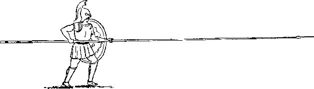 Длинными копьями — сариссами — была вооружена и реорганизованная в это время
