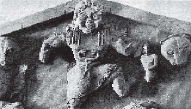 Медуза-Горгона. Центральная часть скульптурной композиции западного фронтона