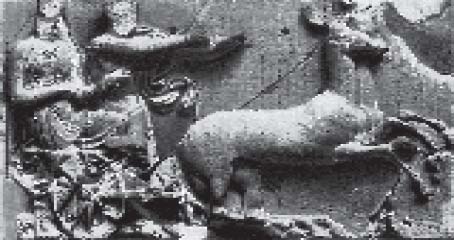 Колесница Аполлона и Артемиды. Фрагмент скульптурного фриза храма Аполлона в