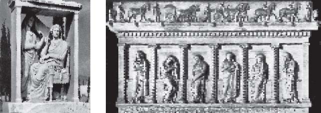Надгробие на Дипилонском некрополе в Афинах. Мрамор. IV в. до н. э.