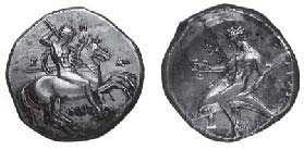 Наряду с изображениями божеств на греческих монетах классической и особенно архаической