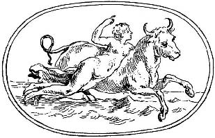 Похищение Европы (резьба по камню)